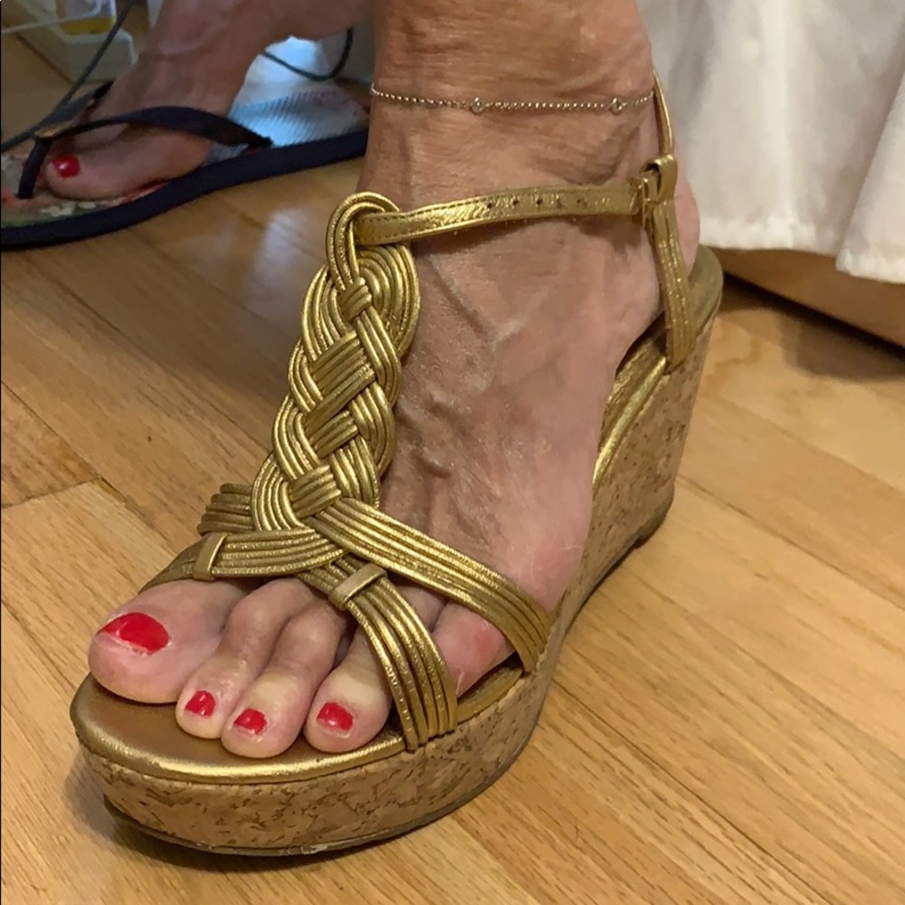 Kate spade cork wedges